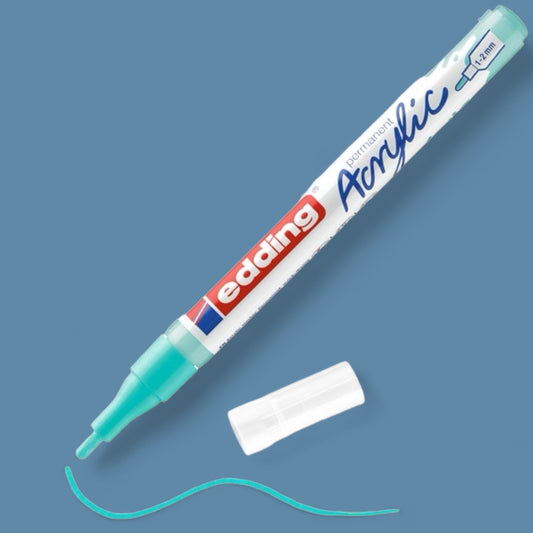 Edding 5300 acrylic marker opulent turquoise 934, round tip 1-2 mm