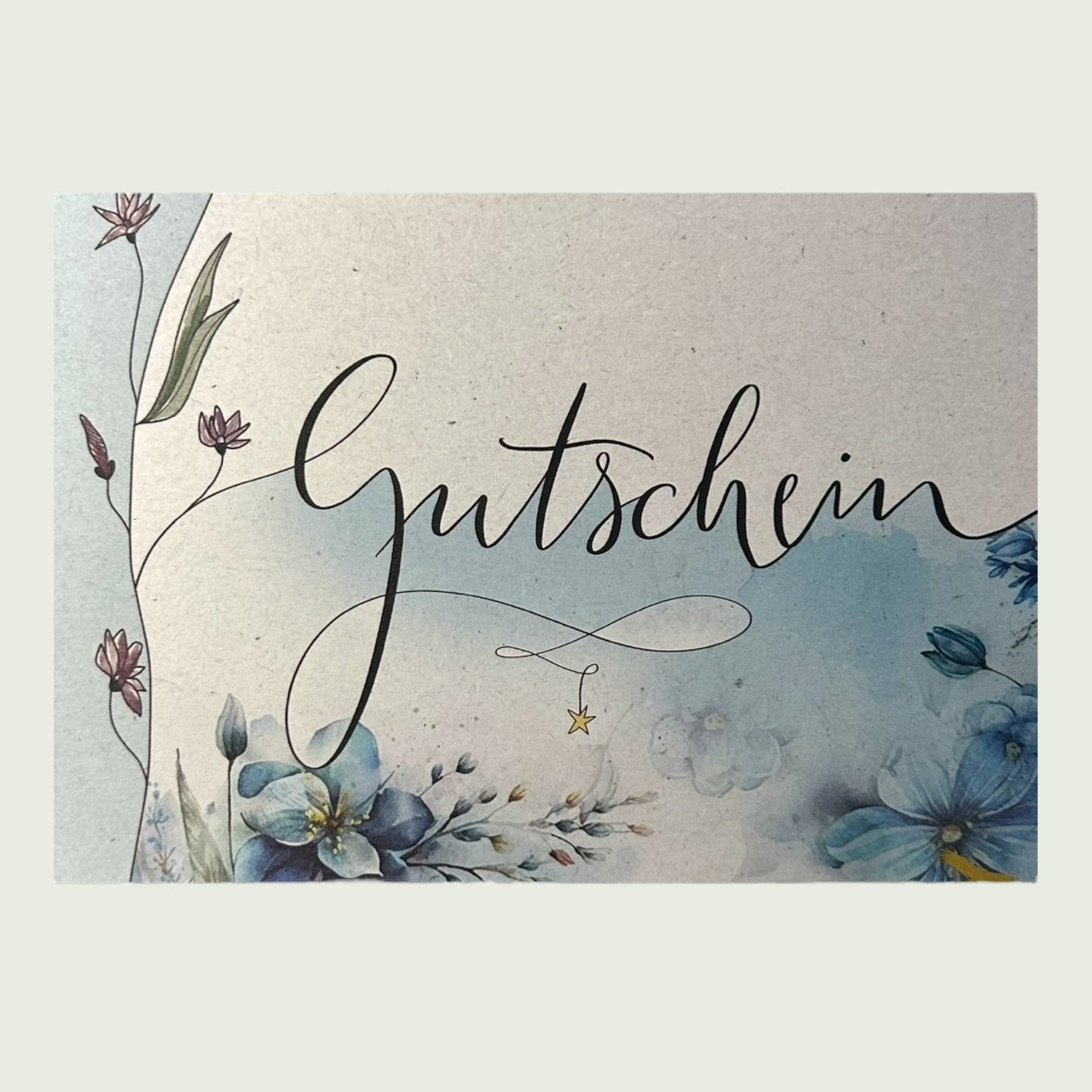 Postkarte „Gutschein“