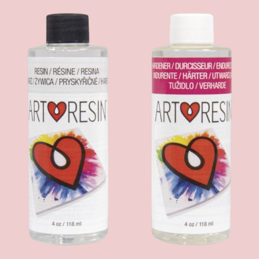 Rayher Art Resin Epoxyharz – 2 x 118 ml (4 oz) – SB-Blister, 2 Flaschen