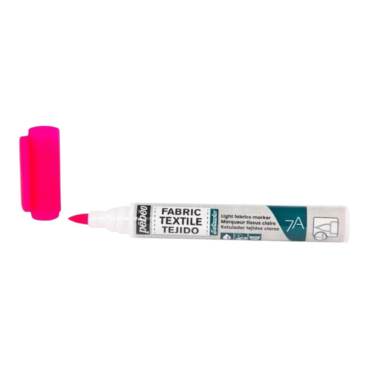 Pébéo Setacolor Stoffmarker 7A – Neonrosa, für helle Stoffe