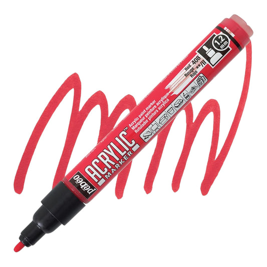 Pébéo Acrylic Marker – Red 08