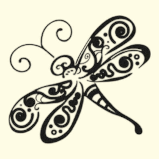 Glorex Reliefeinlage Schmetterling rund 60mm