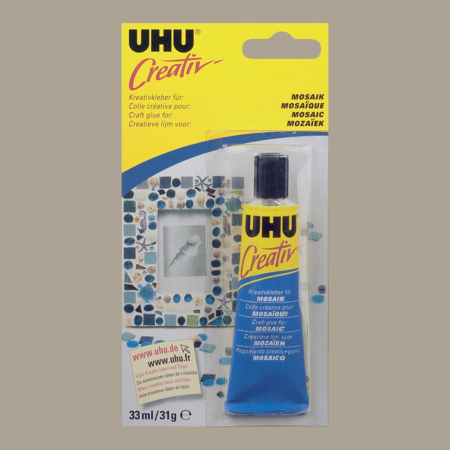 UHU Creativ Mosaik, 33ml craft glue.