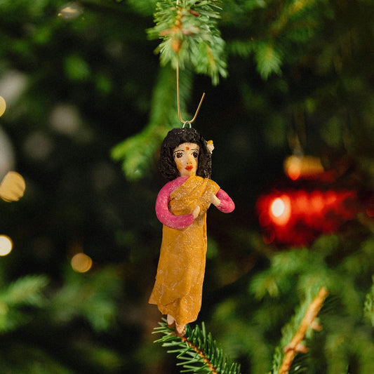 Weihnachtspuppe Indische Frau