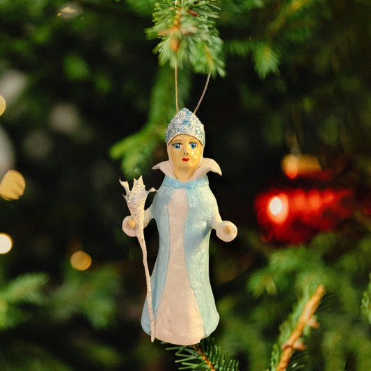 Weihnachtspuppe Schneekönigin