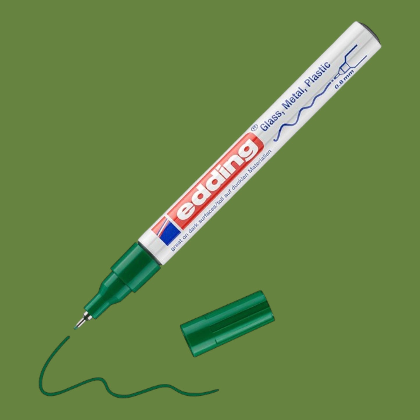 Edding 780 Gloss Paint Marker Green, 0.8 mm