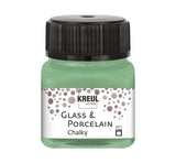 Kreul Glass & Porcelain Chalky, Porcelain and Glass Paint Matt Rosemary Green 16640