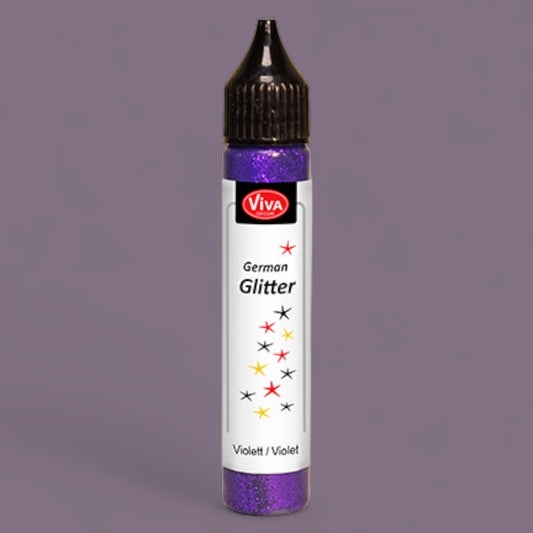 Viva Decor . German Glitzer. Violett