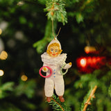 Weihnachtspuppe Clown mit Ringen