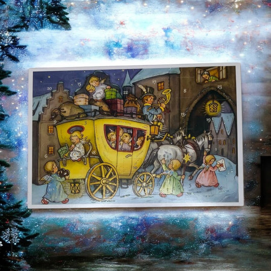 postcard Advent calendar