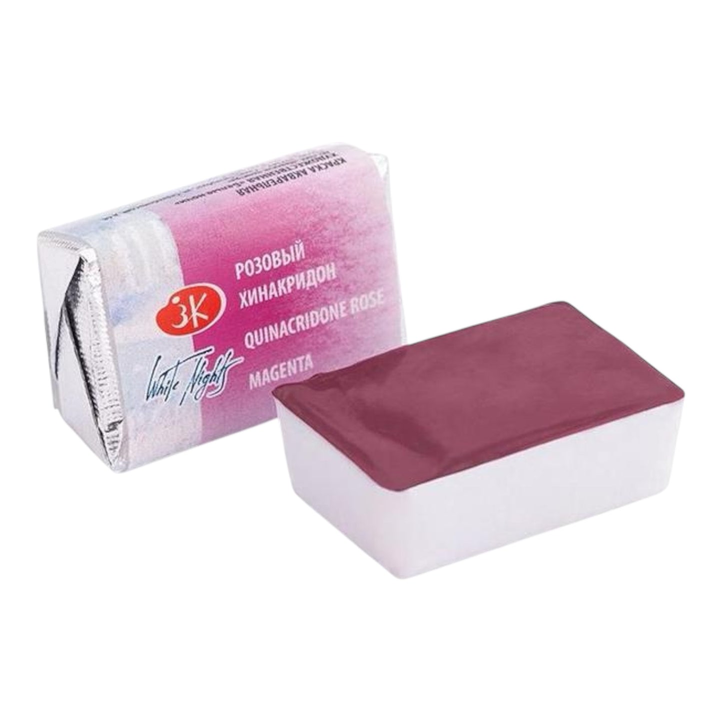 White Nights Aquarellfarbe Näpfchen № 324 Quinocridone Rose