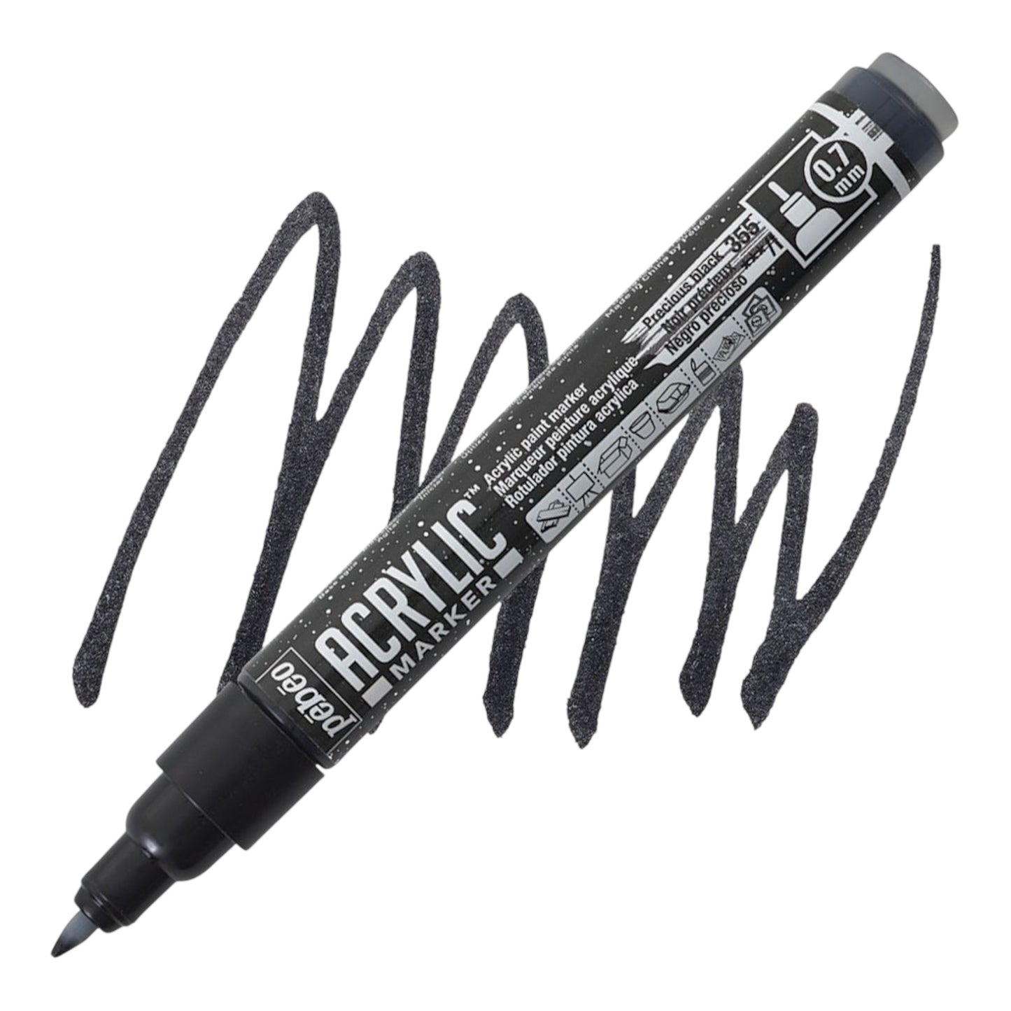 Pébéo Acrylic Marker – Precious Black 55