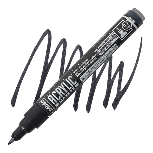 Pébéo Acrylic Marker PT Biseau 4mm Noir PR 655