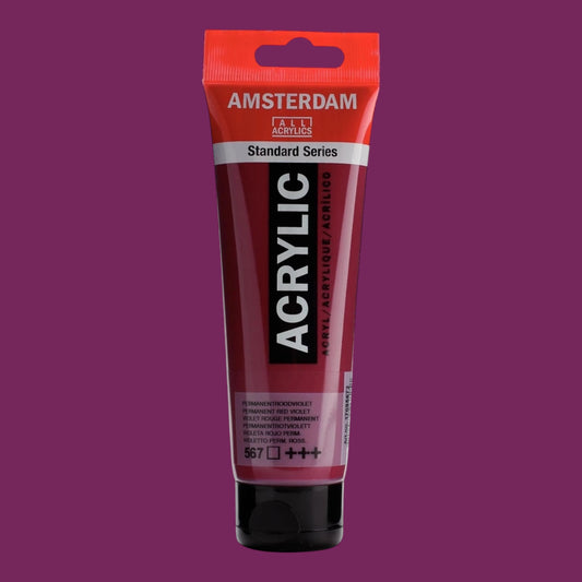 Amsterdam Standard Series Acrylfarbe - Permanentrotviolett 567