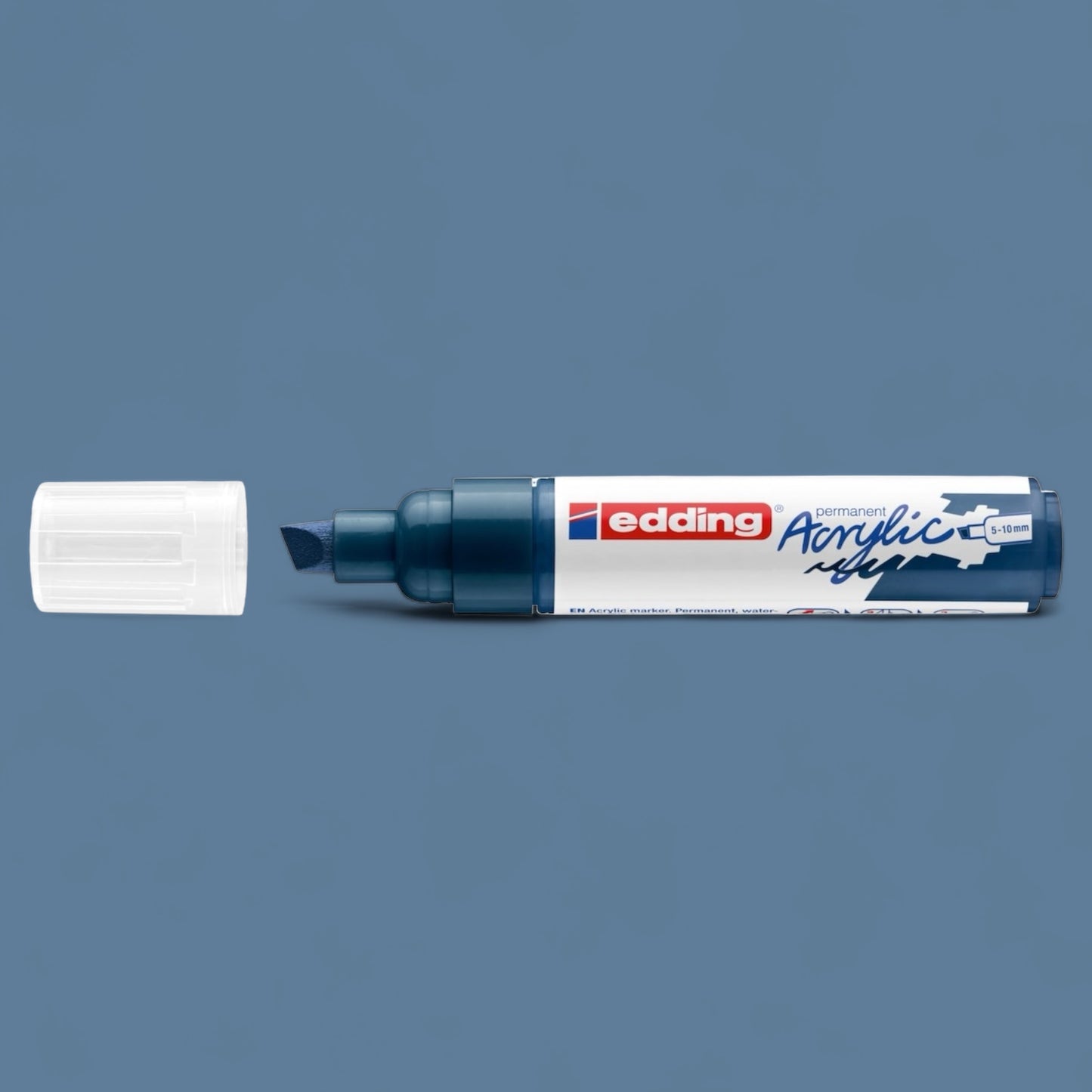 Edding 5000 acrylic marker elegant night blue 933, chisel tip 5-10 mm