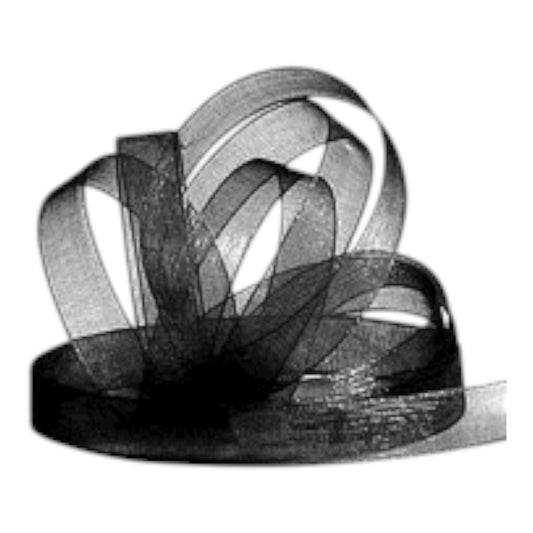 Hotex Chiffonband N 90 Schwarz, 10 m