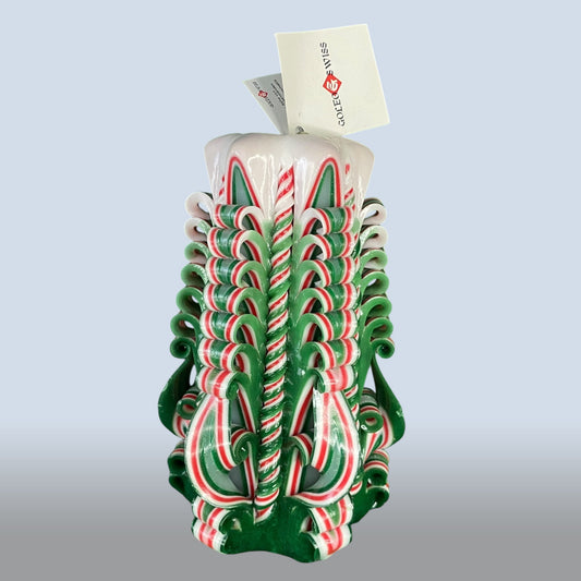 Geschnitzte Kerze Mittel - Berry Branch