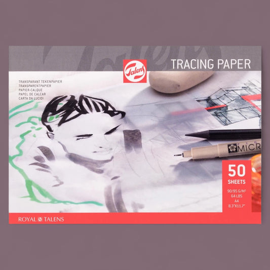 Tracing paper A4 50 sheets 90g/m²