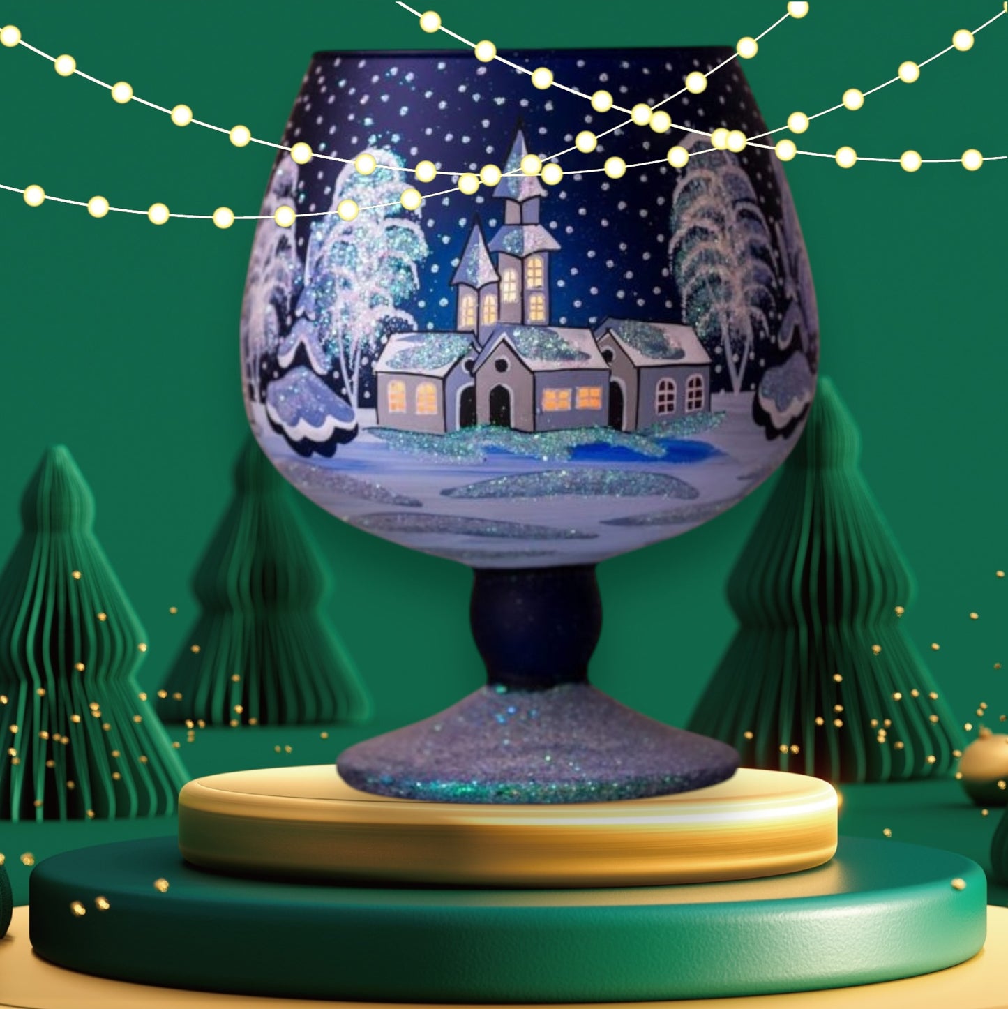 Tealight holder Frosty Weeken .