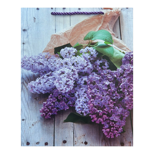 Geschenktasche: Flieder