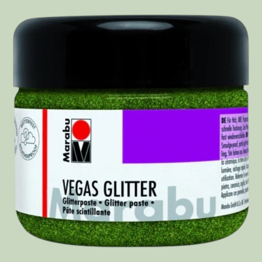 Marabu Glitterpaste, Vegas Glitter Grün 567