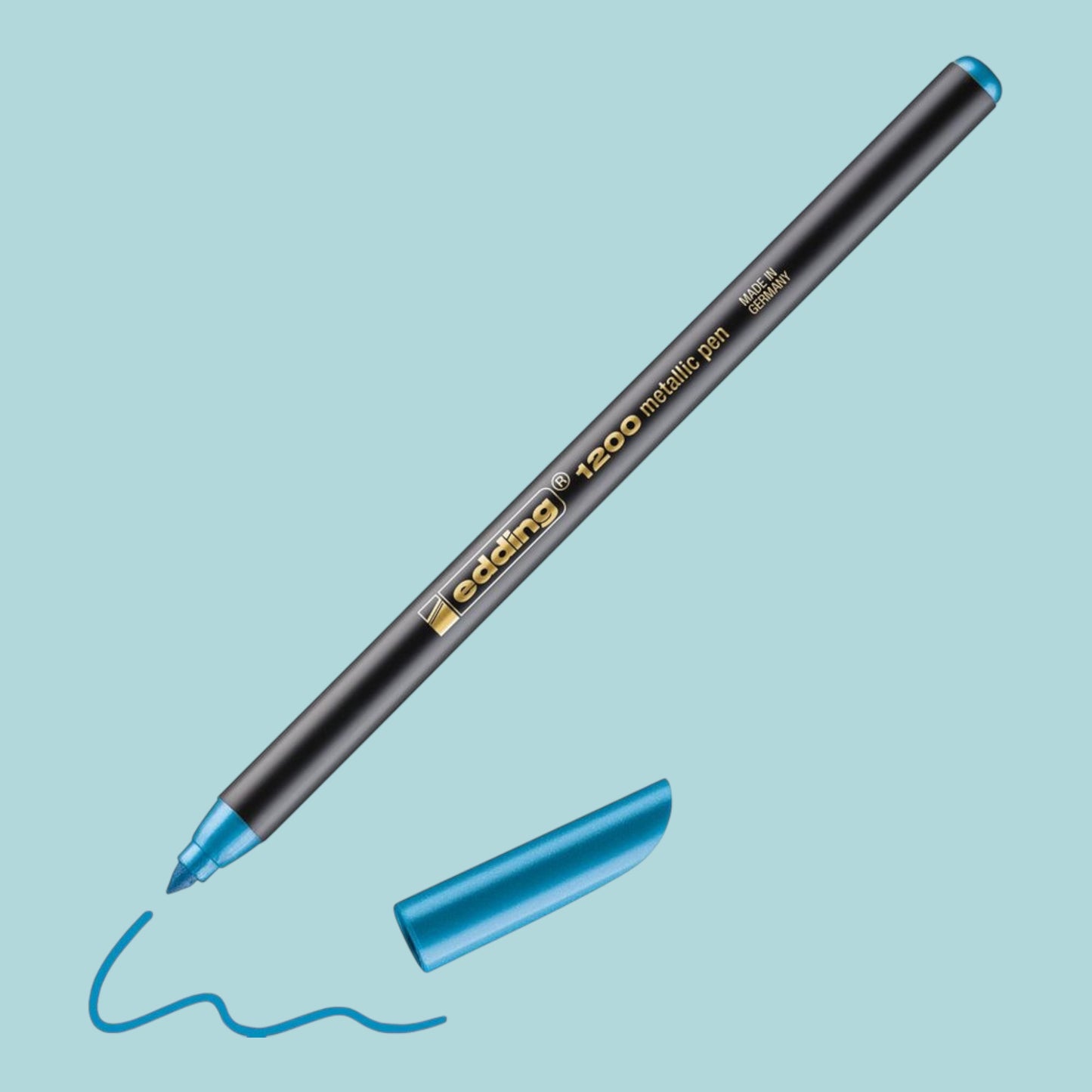 Edding Faserschreiber 1200 Metallic Blau 0,5-1mm