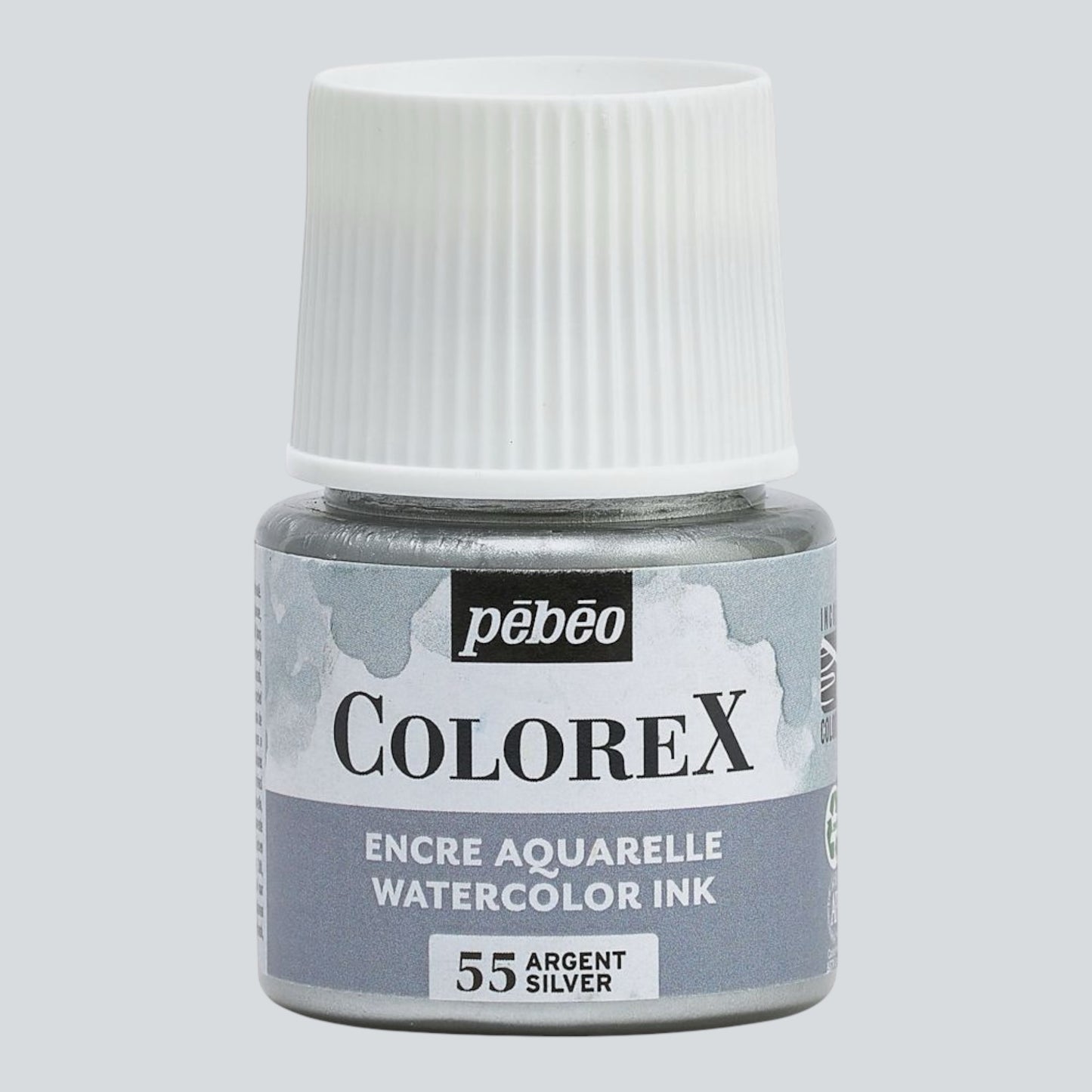 Pebeo Colorex Inks - Silver, 45 ml
