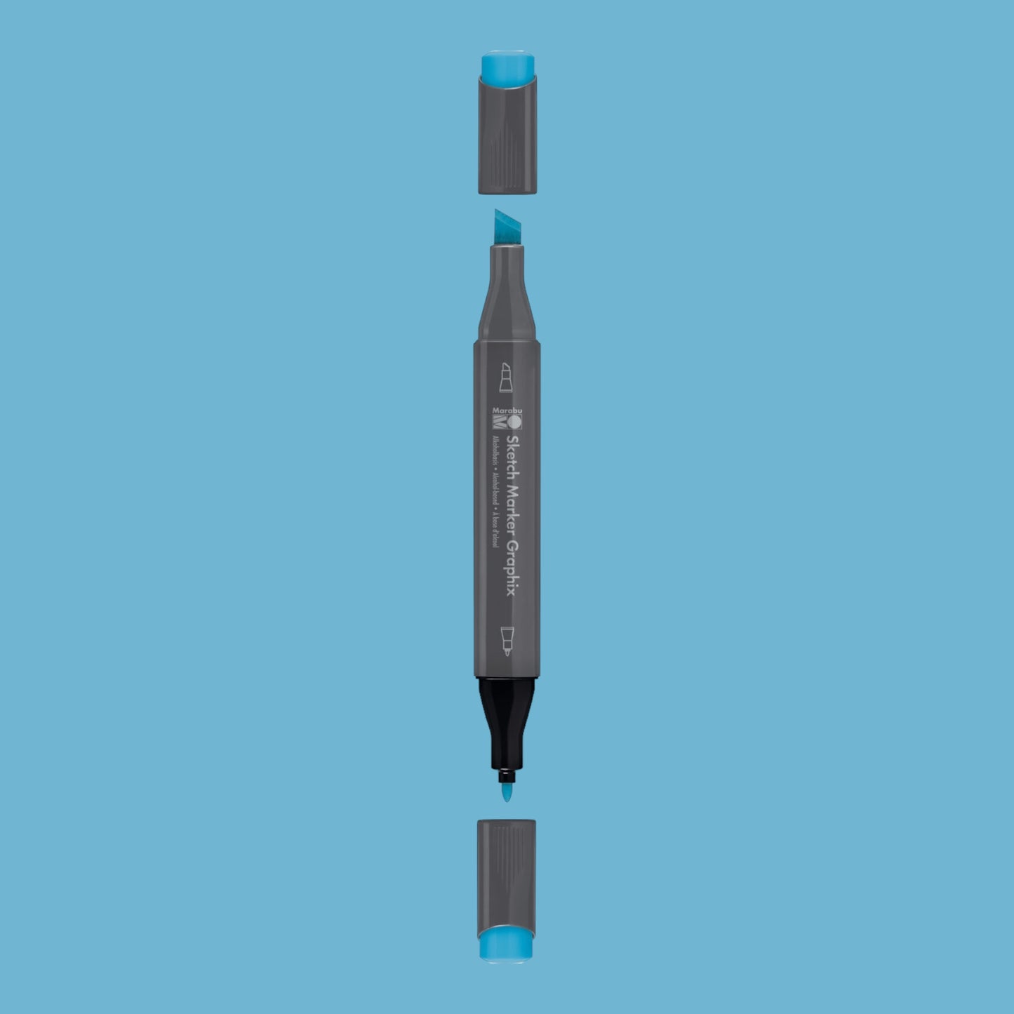 Marabu Sketch Marker Graphix. Primary Cyan 956