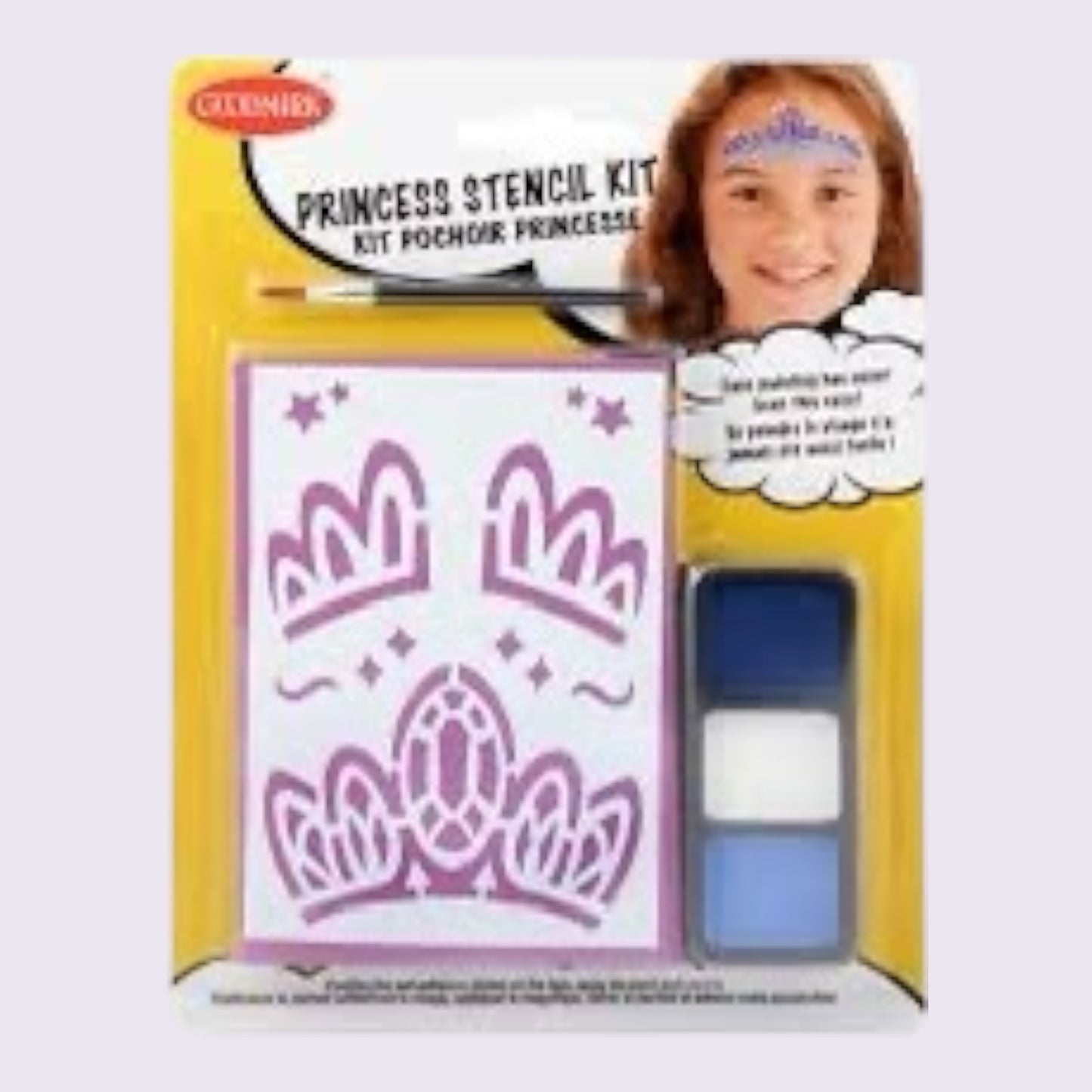 Goodmark Princess Stencil Kit – Face Paint (5+)