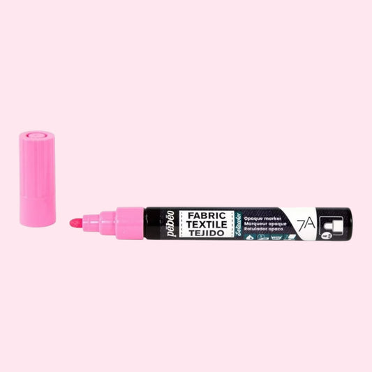 Pébéo Textil 7A Marker Opak – 4 mm Rundspitze , Rosa