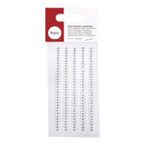 Plastik-Strasssteine, selbstklebend
2 mm, 160 Stück, kristall