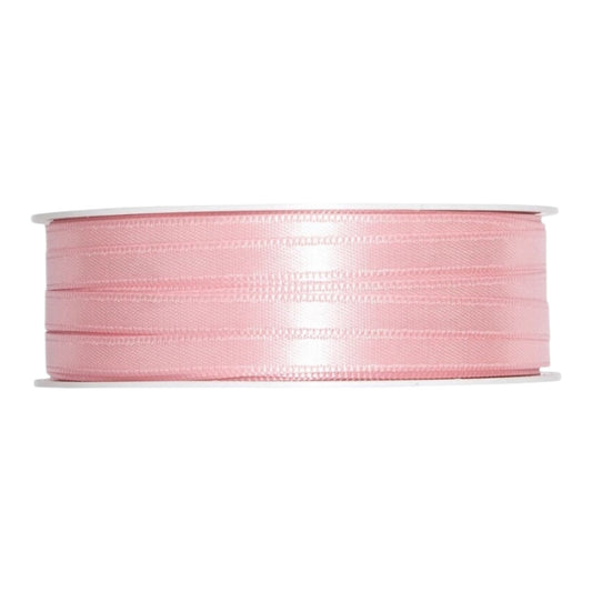 Satinband doppelseitig 3 mm x 50 m , Lachs