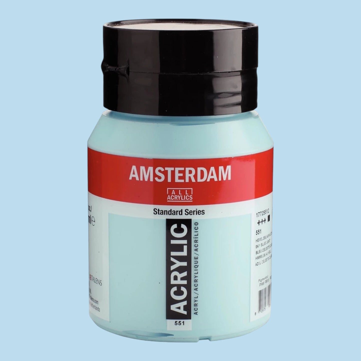 Amsterdam Standard Series Acrylfarbe - Himmelblau Hell 551