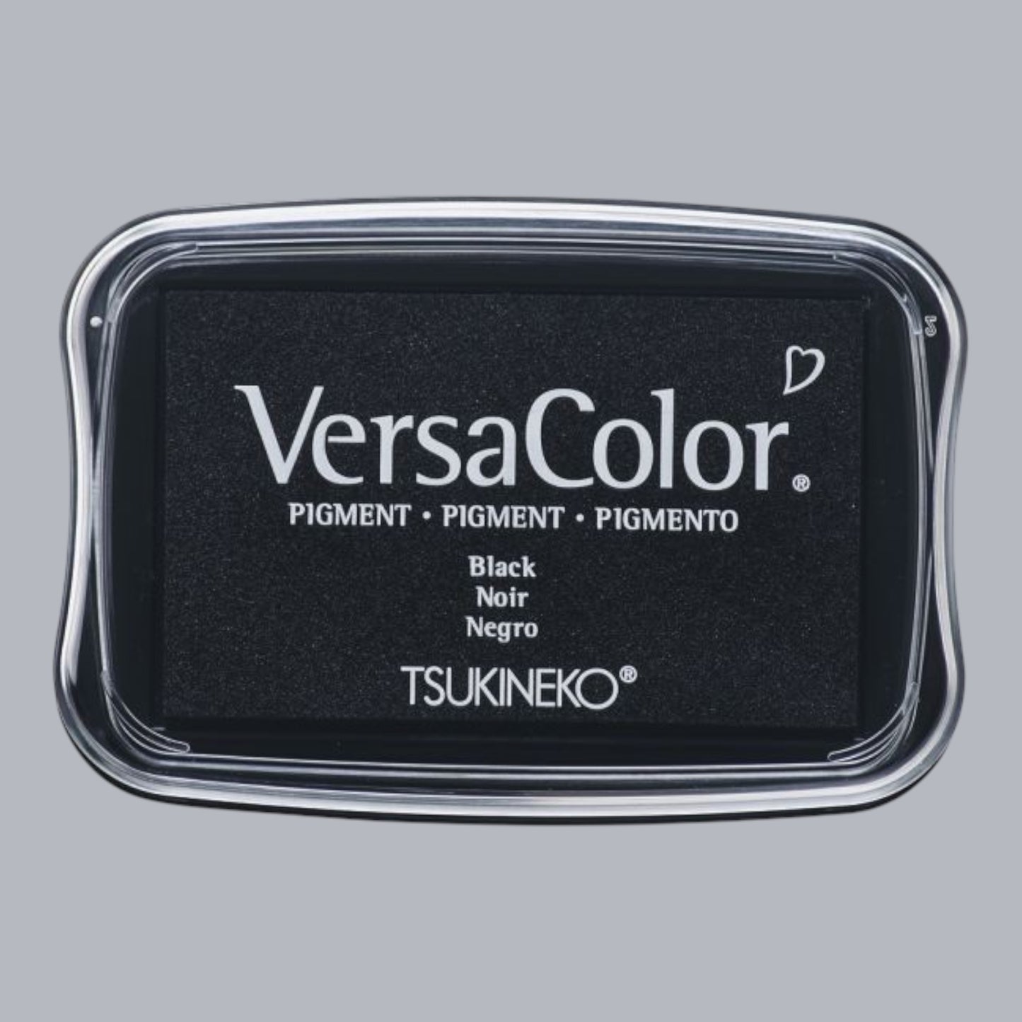 Rayher stamp pad Versa Color Pigment-Black, 9.6x6.3x1.8cm