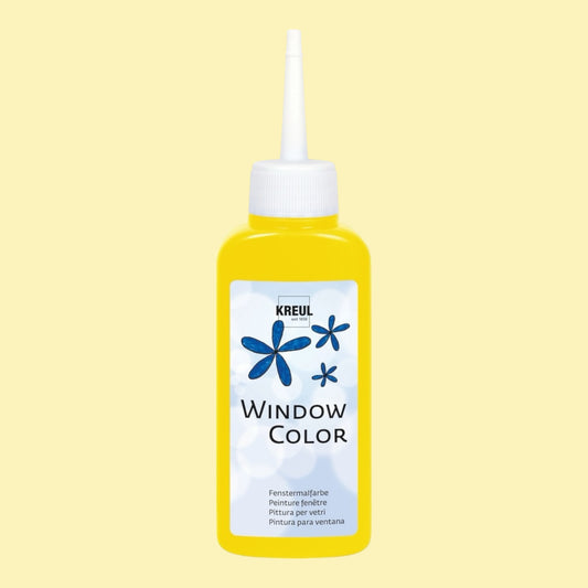 Kreul Window Color Konturenfarbe, 80 ml, Sonnengelb