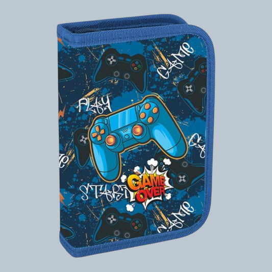 Schüler-Etui "GAME OVER", 1-Zipp, 22-tlg