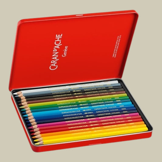 Caran d’Ache Supracolor Aquarellstifte – 18 Stück