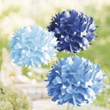 Rayher paper pompoms, 35cm ø, 3 pieces