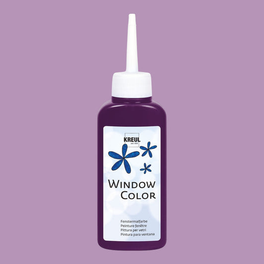 Kreul Window Color Konturenfarbe, 80 ml, Violett