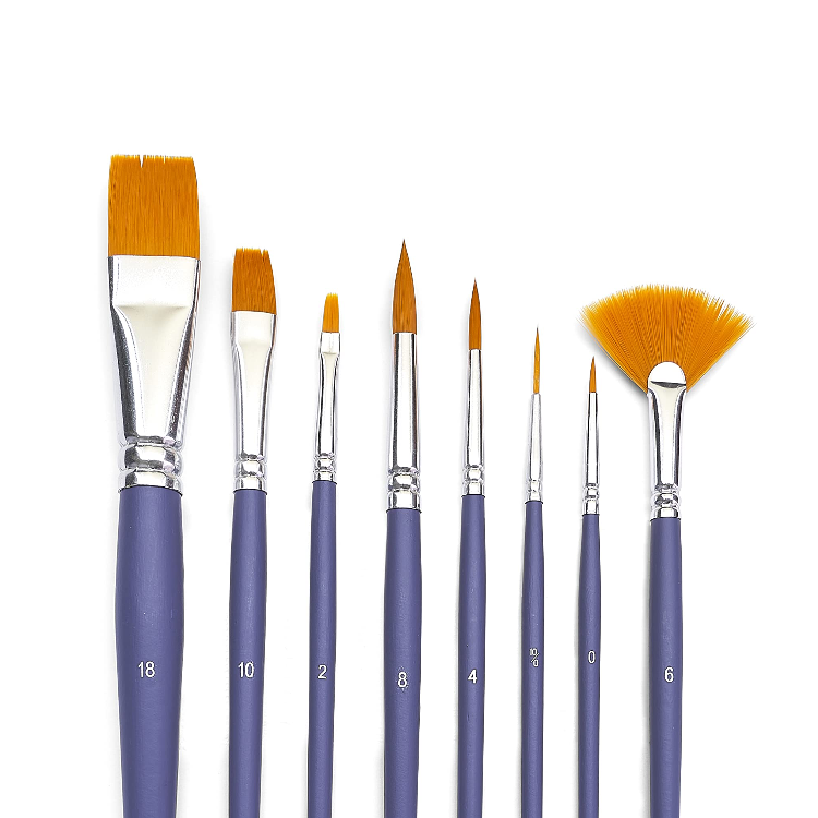 Pébéo Acrylic & Deco Set with 8 Brushes