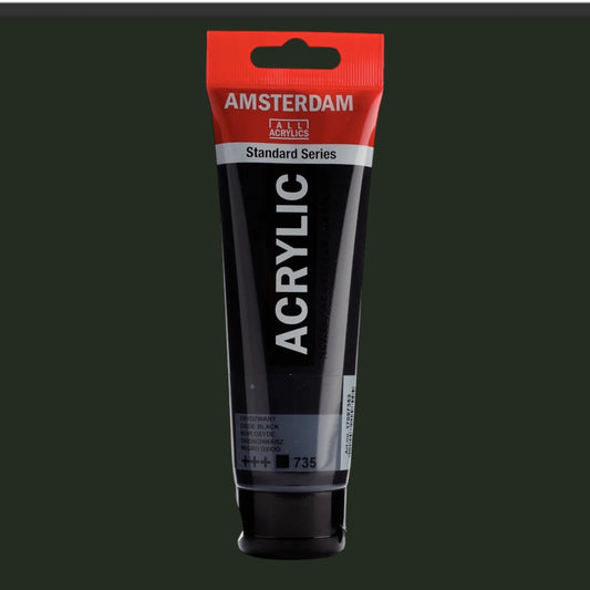 Amsterdam Standard Series Acrylfarbe - Oxidschwarz 735