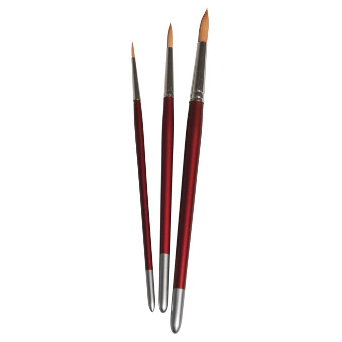 Rayher Brush Set Hobby Creative, FSC 100% -Set with 3 brushes