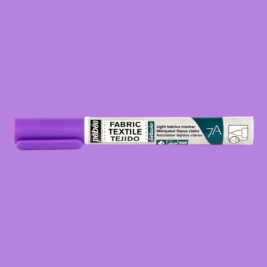 Pébéo Setacolor Stoffmarker 7A – Neonviolet, für helle Stoff