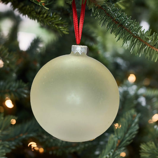 Christmas balls winter village