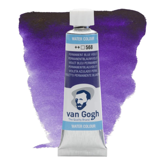 Van Gogh Aquarellfarbe Tube Permanentblauviolett 568