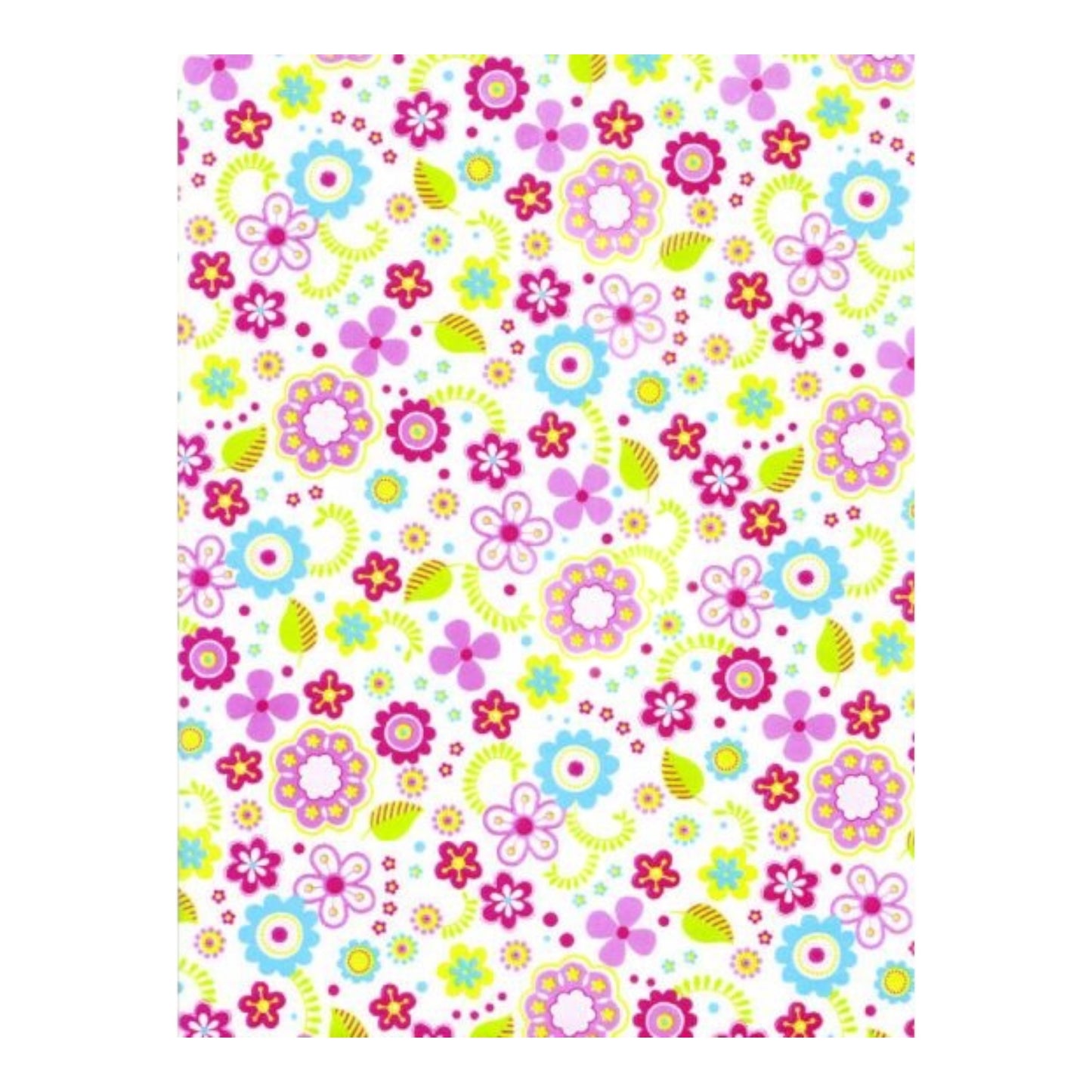Décopatch Decopatch paper 3 pieces 30 x 40 cm flowers colorful