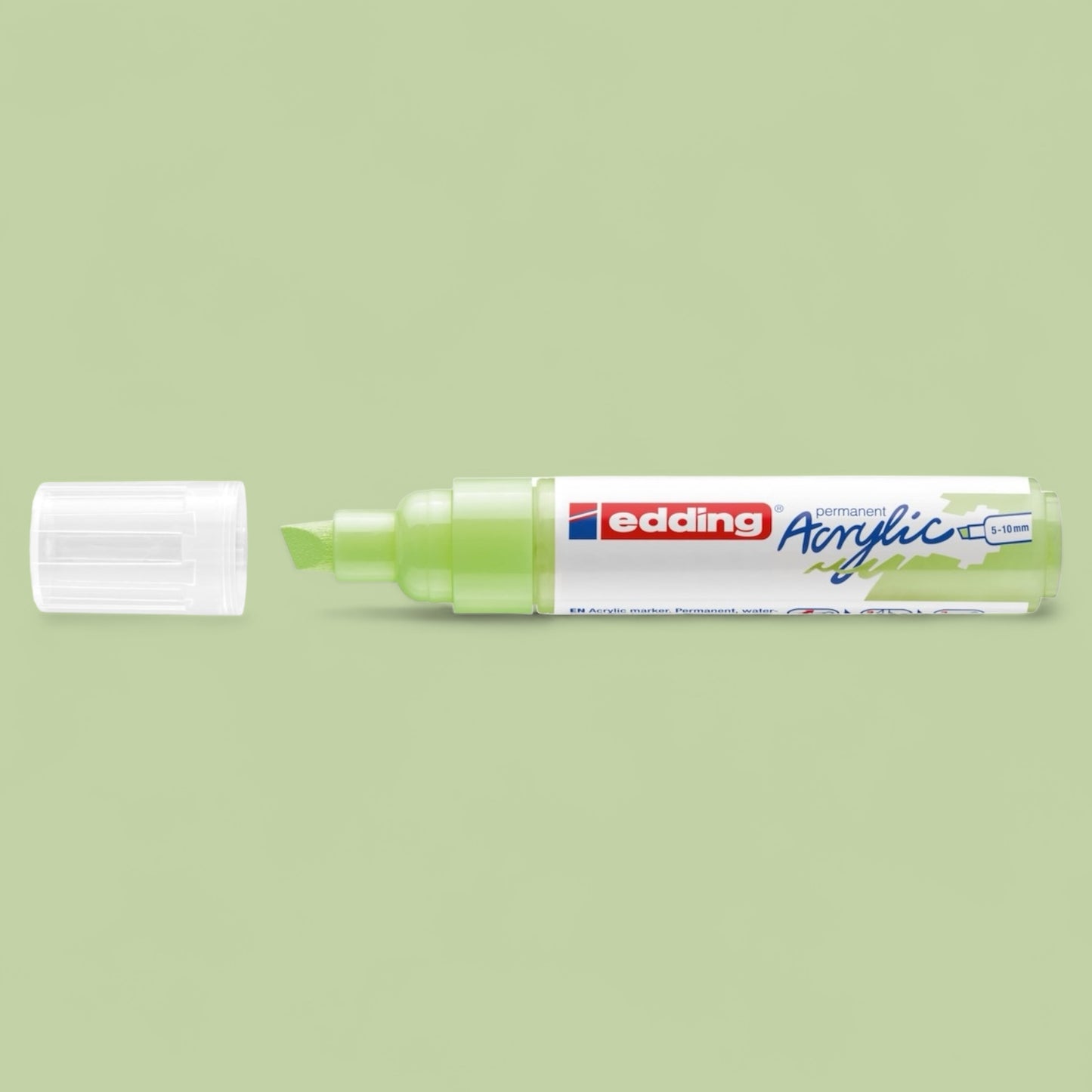 Edding 5000 Acrylmarker pastellgrün 917 , Keilspitze 5-10 mm