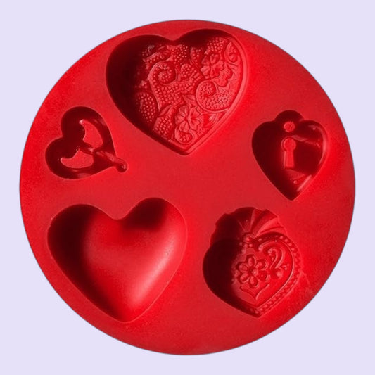 Staedtler silicone mold hearts