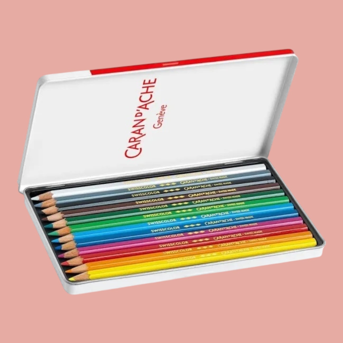 Caran d’Ache Swisscolor Aquarelle Buntstifte – 12er Set