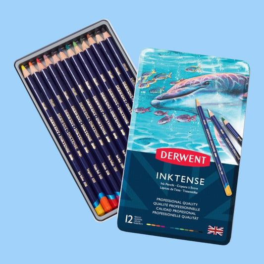 Derwent Inktense Watercolor Ink Pens 12pcs